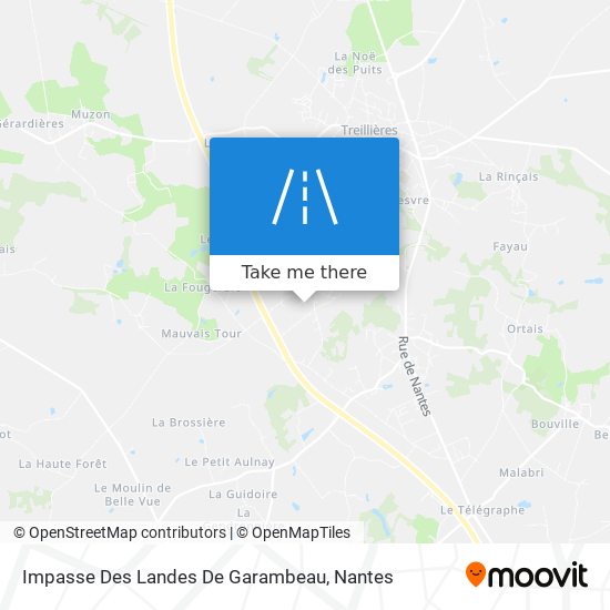 Mapa Impasse Des Landes De Garambeau