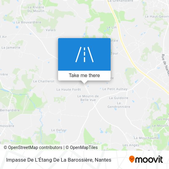 Impasse De L'Étang De La Barossière map