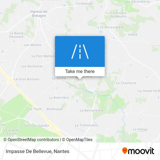 Impasse De Bellevue map