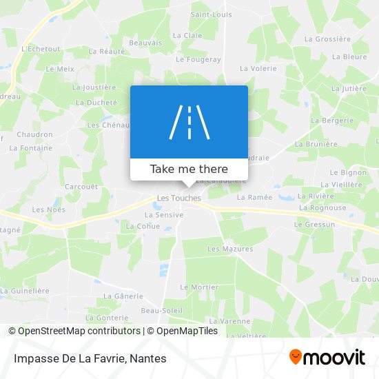 Impasse De La Favrie map