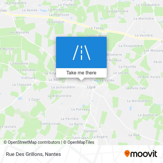 Rue Des Grillons map