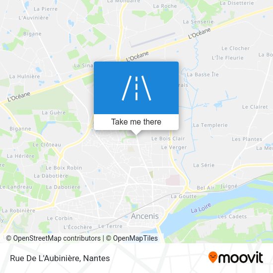 Rue De L'Aubinière map