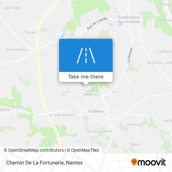 Chemin De La Fortunerie map
