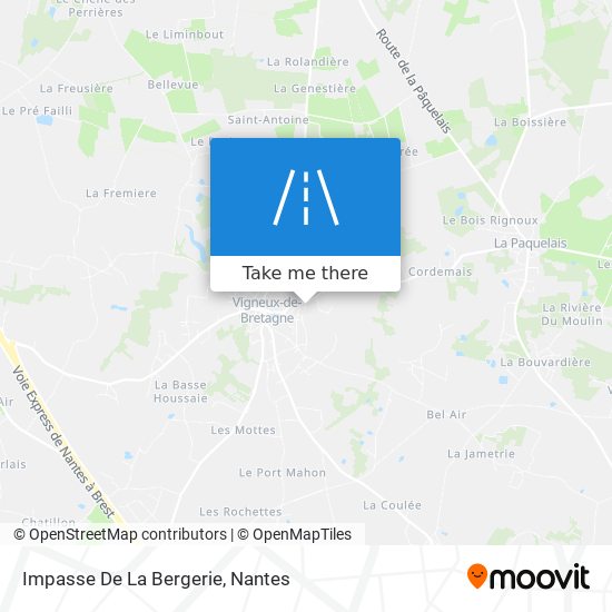 Mapa Impasse De La Bergerie