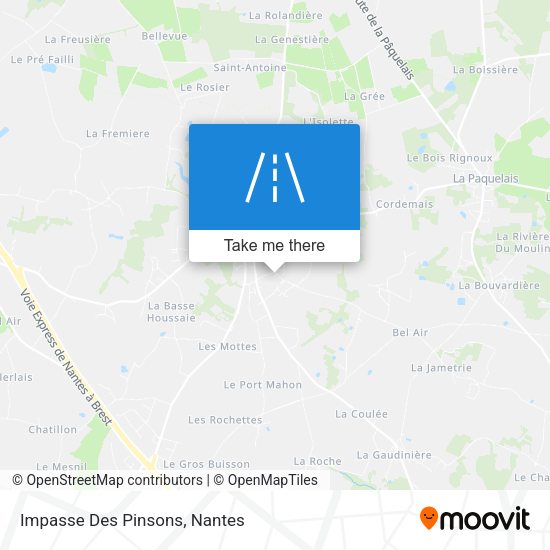 Impasse Des Pinsons map