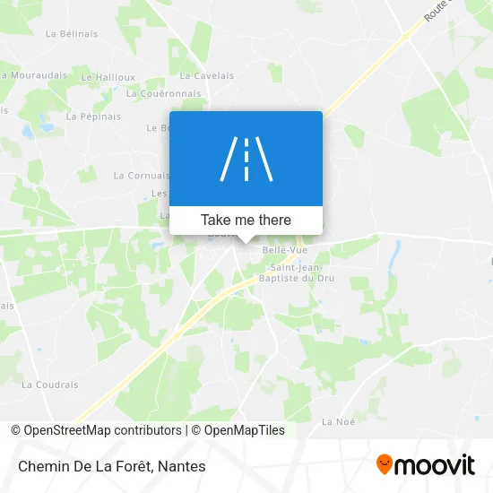 Chemin De La Forêt map