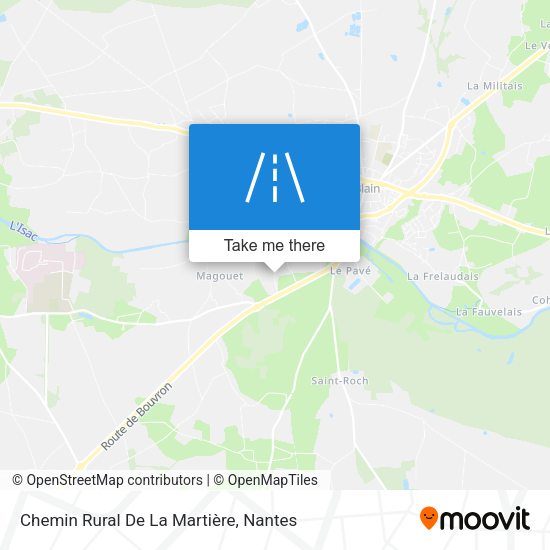 Chemin Rural De La Martière map