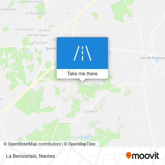 La Benoistais map