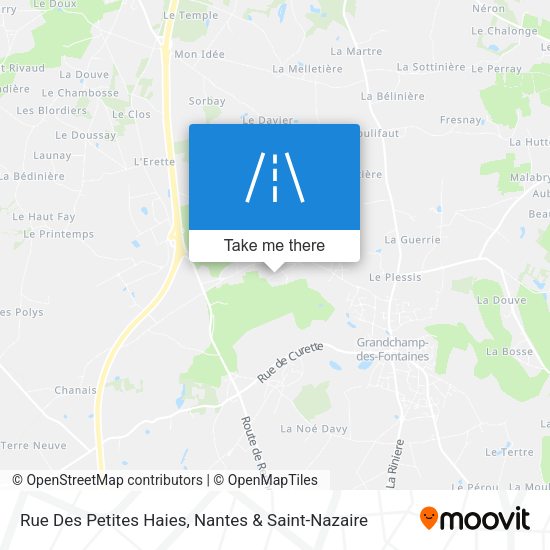 Rue Des Petites Haies map