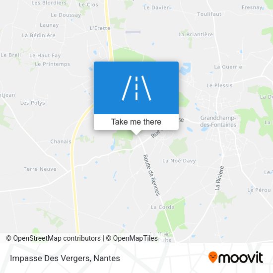 Impasse Des Vergers map