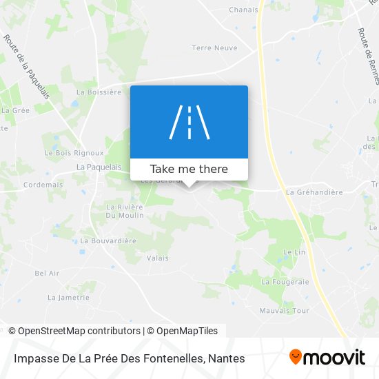 Impasse De La Prée Des Fontenelles map