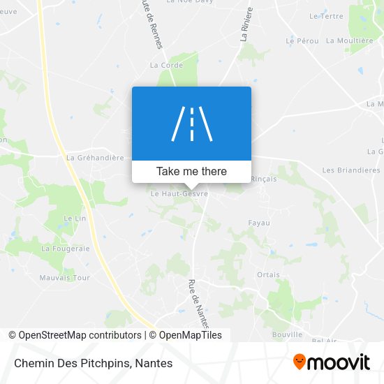 Chemin Des Pitchpins map