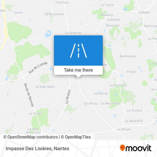 Impasse Des Lisières map