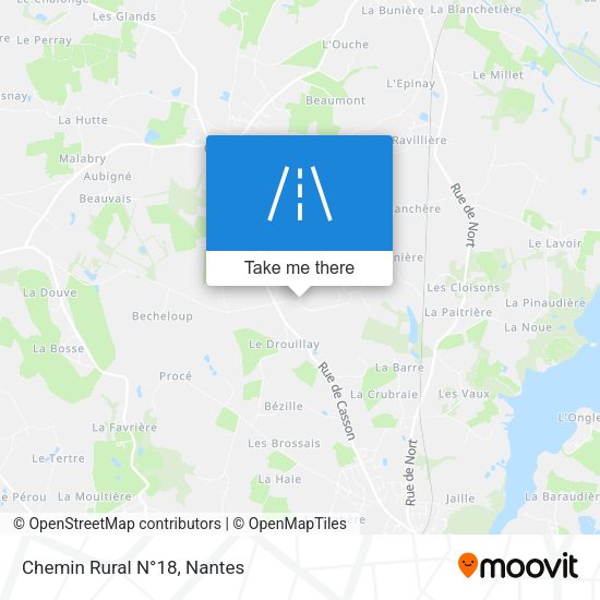 Chemin Rural N°18 map