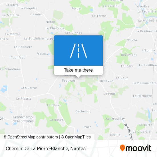 Chemin De La Pierre-Blanche map