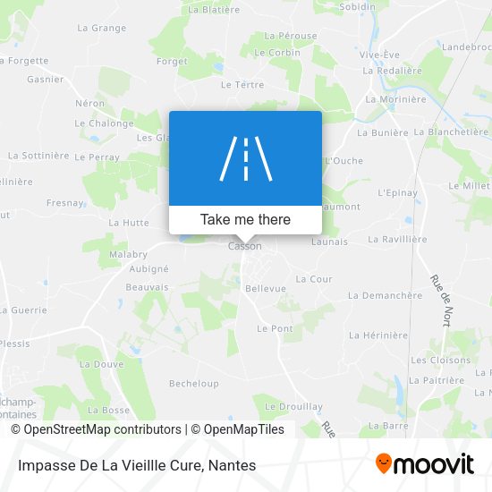 Impasse De La Vieillle Cure map
