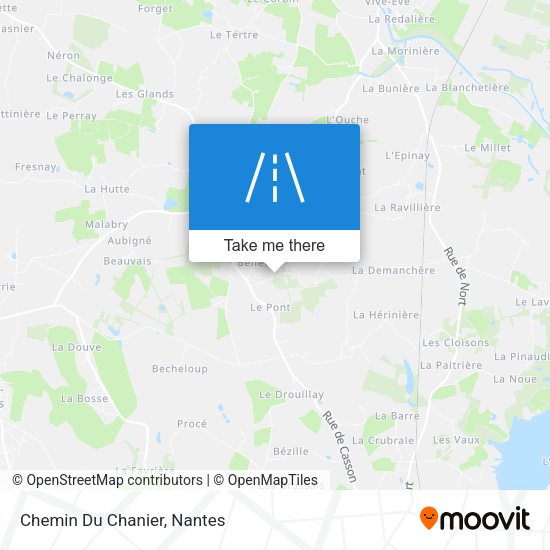 Chemin Du Chanier map