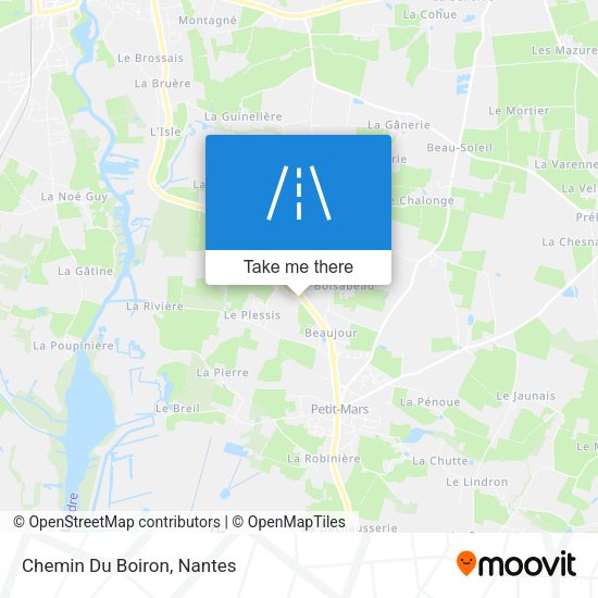 Chemin Du Boiron map