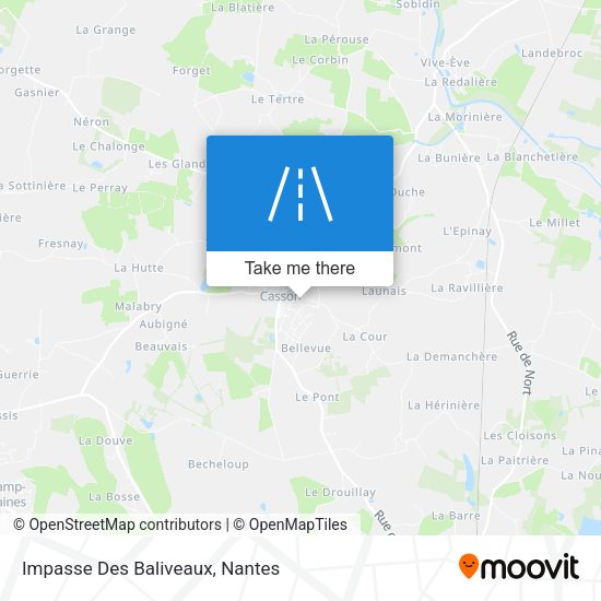Impasse Des Baliveaux map