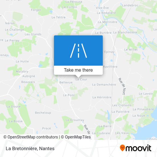 La Bretonnière map