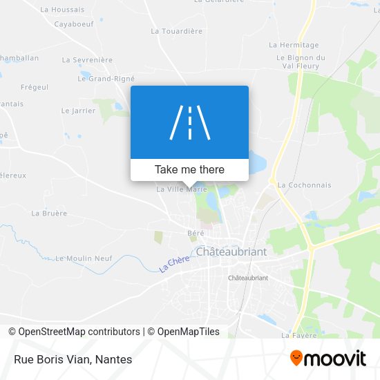 Rue Boris Vian map