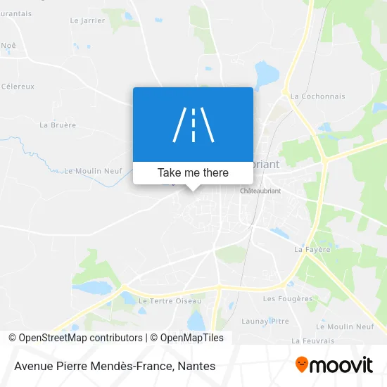 Avenue Pierre Mendès-France map