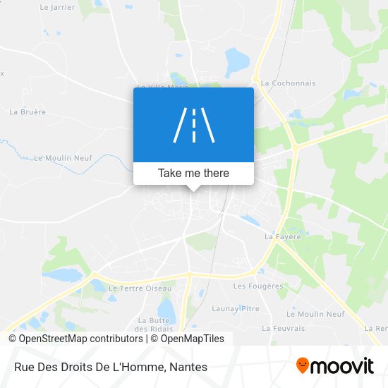 Rue Des Droits De L'Homme map