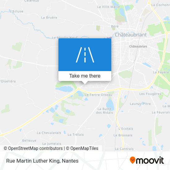 Rue Martin Luther King map