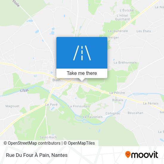 Rue Du Four À Pain map