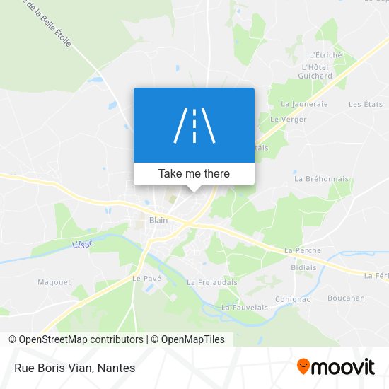 Rue Boris Vian map