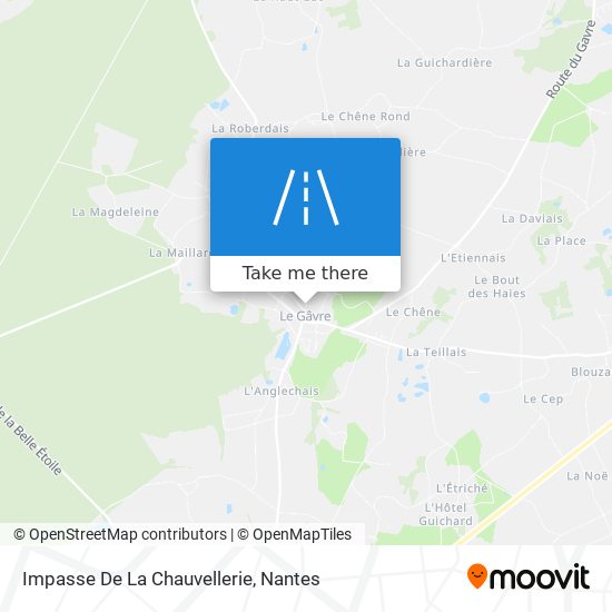 Mapa Impasse De La Chauvellerie