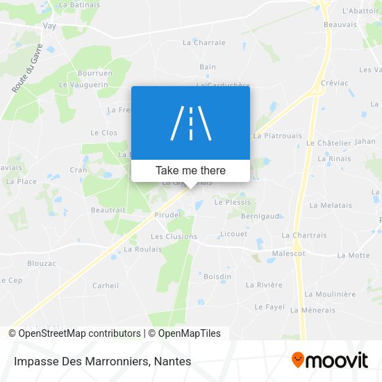 Impasse Des Marronniers map