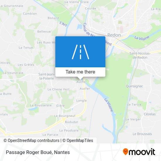 Passage Roger Boué map