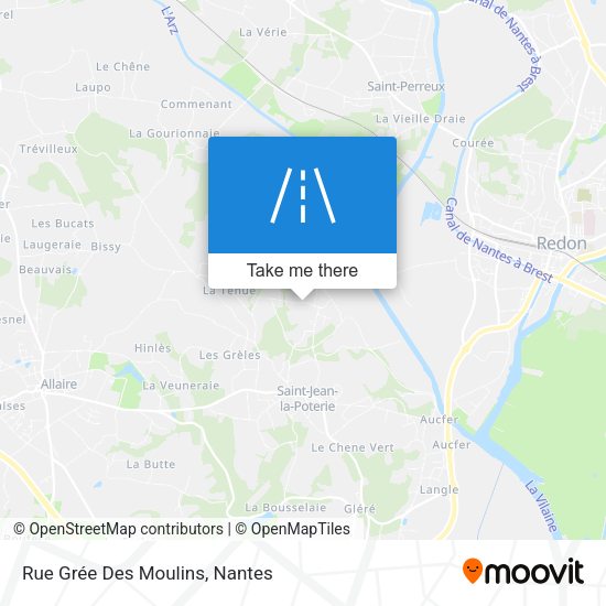 Rue Grée Des Moulins map