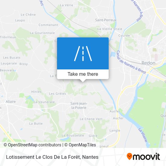 Lotissement Le Clos De La Forêt map