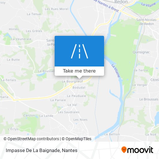 Impasse De La Baignade map