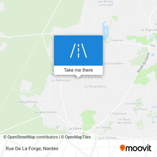 Rue De La Forge map