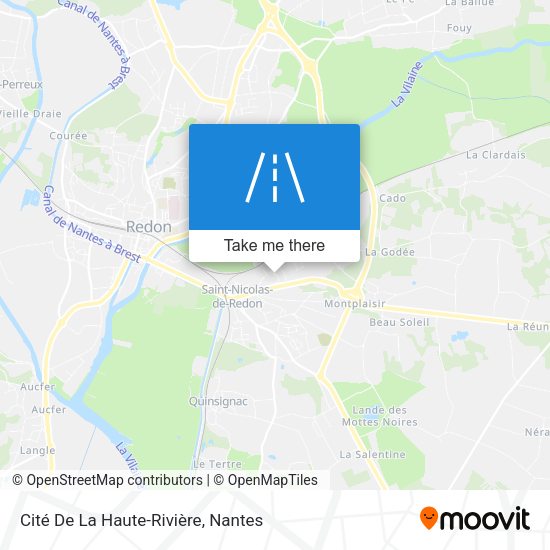 Cité De La Haute-Rivière map