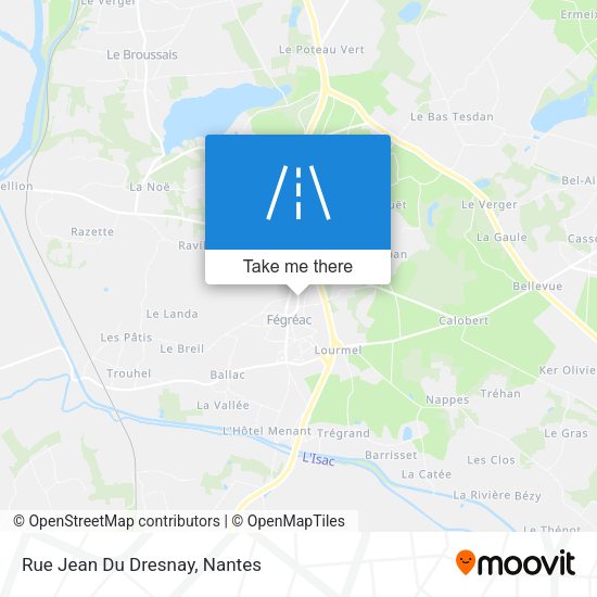 Rue Jean Du Dresnay map