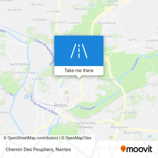 Chemin Des Peupliers map