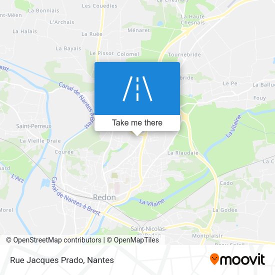 Rue Jacques Prado map