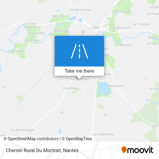 Chemin Rural Du Mortrait map