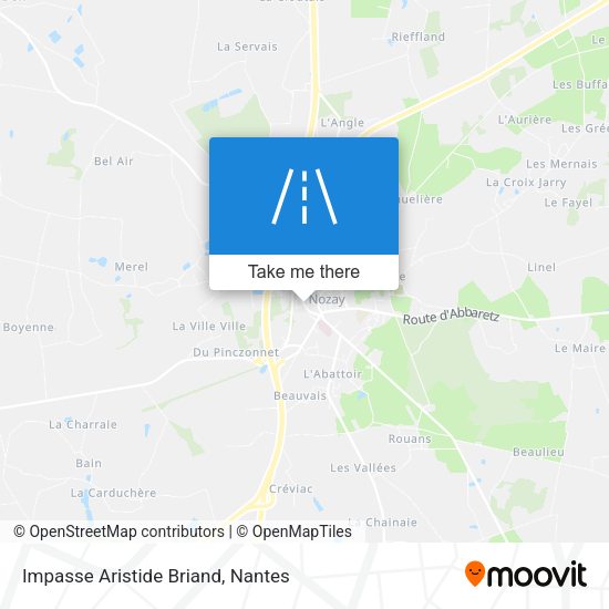 Impasse Aristide Briand map