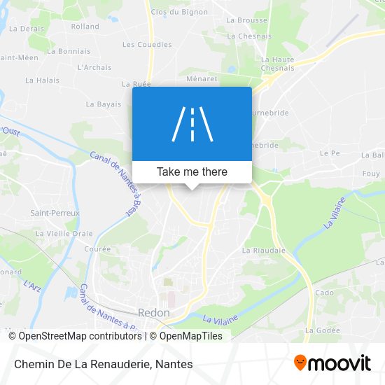 Chemin De La Renauderie map