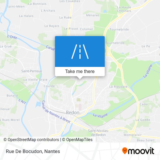 Rue De Bocudon map