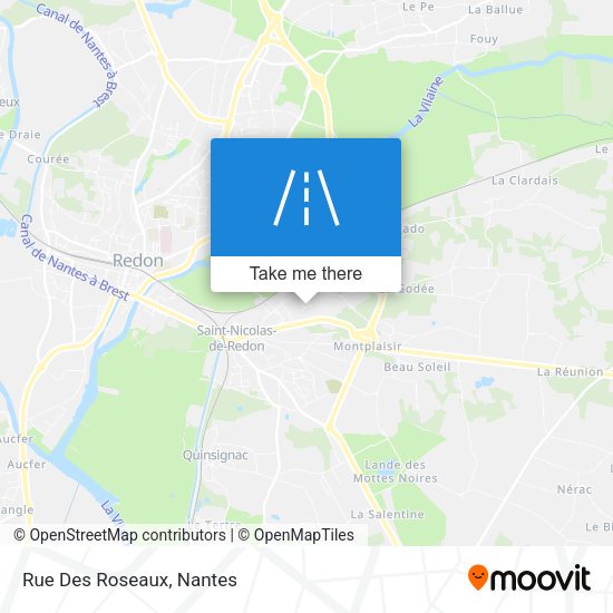 Rue Des Roseaux map