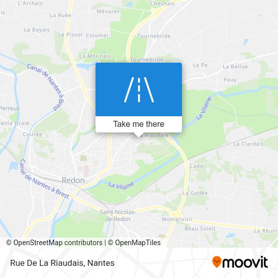 Rue De La Riaudais map
