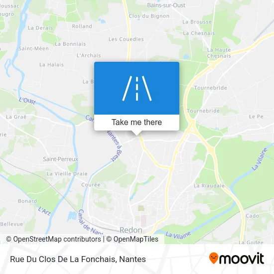 Rue Du Clos De La Fonchais map