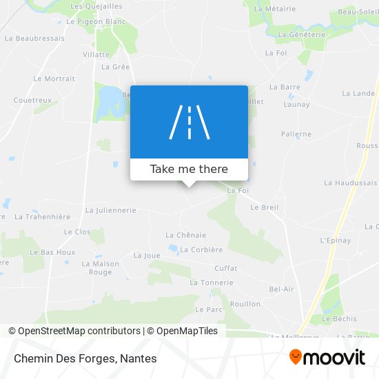 Chemin Des Forges map