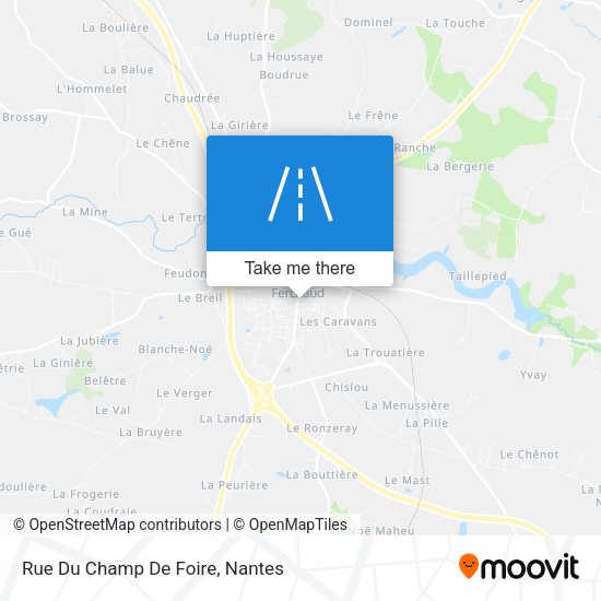 Rue Du Champ De Foire map